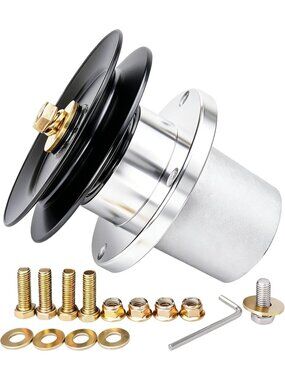 54" Mower Deck Spindle Assembly & Pulley Kit for Lawn Mower Parts - Fits Bad Boy
